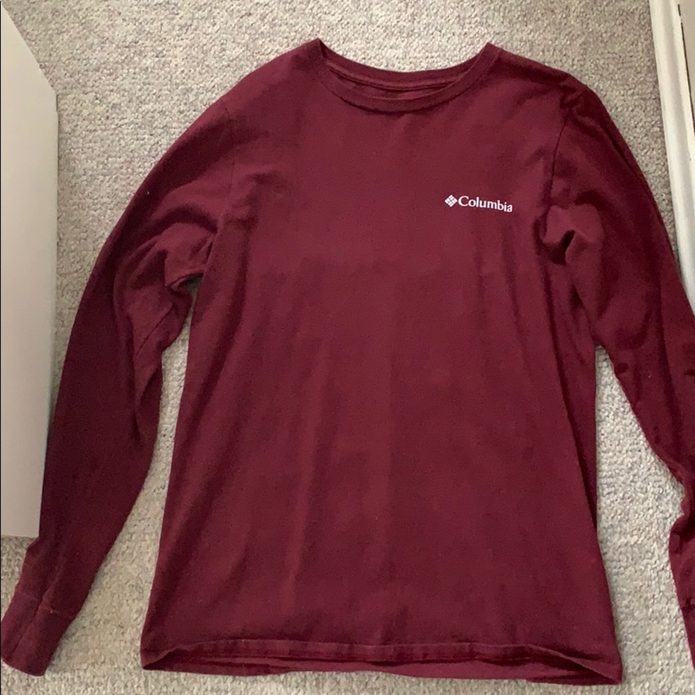 Maroon long sleeve. Very comfy.